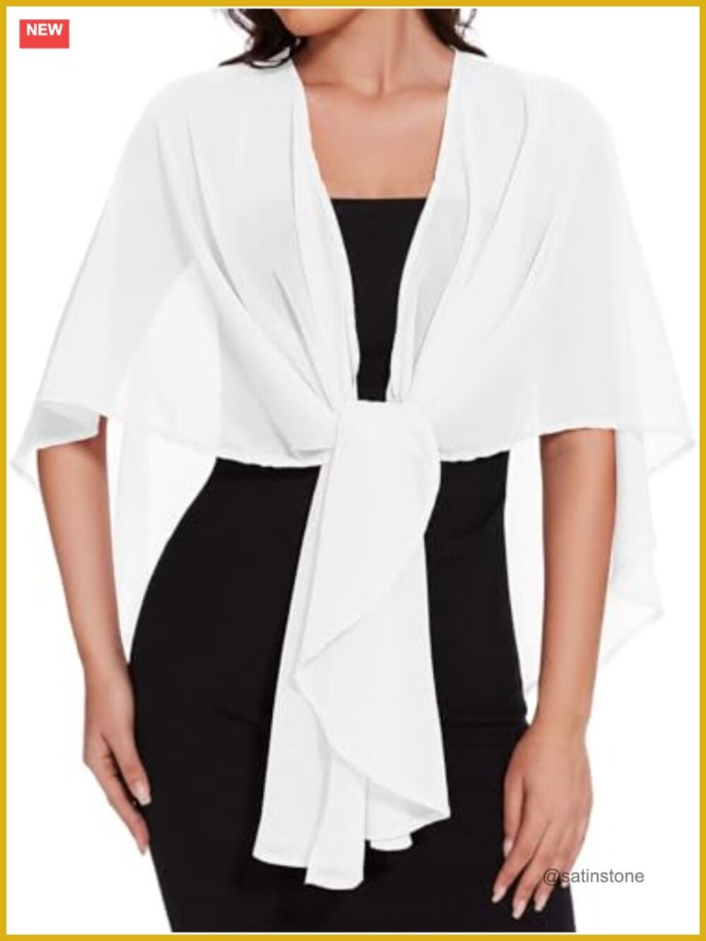 Evening Dress Shawl Wrap Chiffon Pashmina Sheer Cover Up